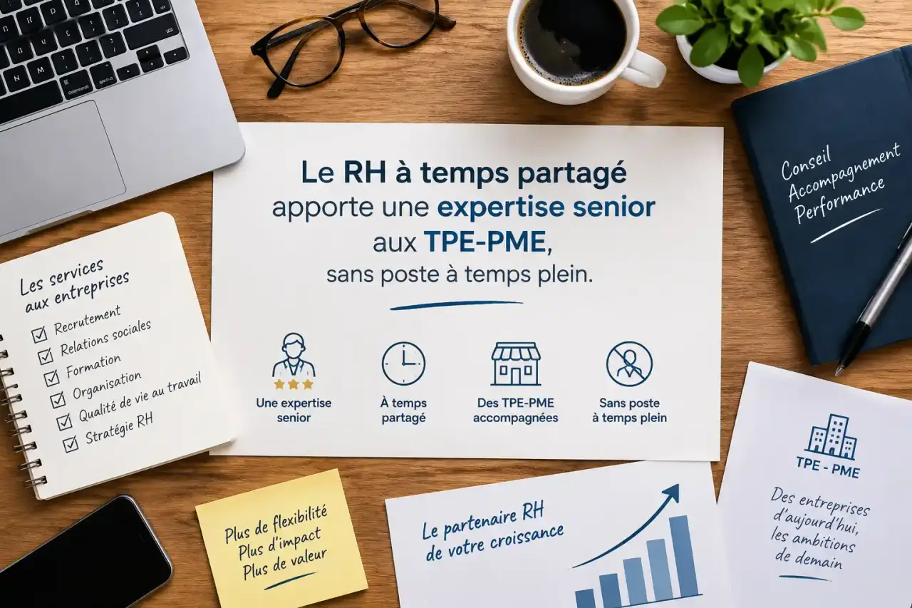 Le RH à temps partagé apporte une expertise senior aux TPE-PME, sans poste à temps plein