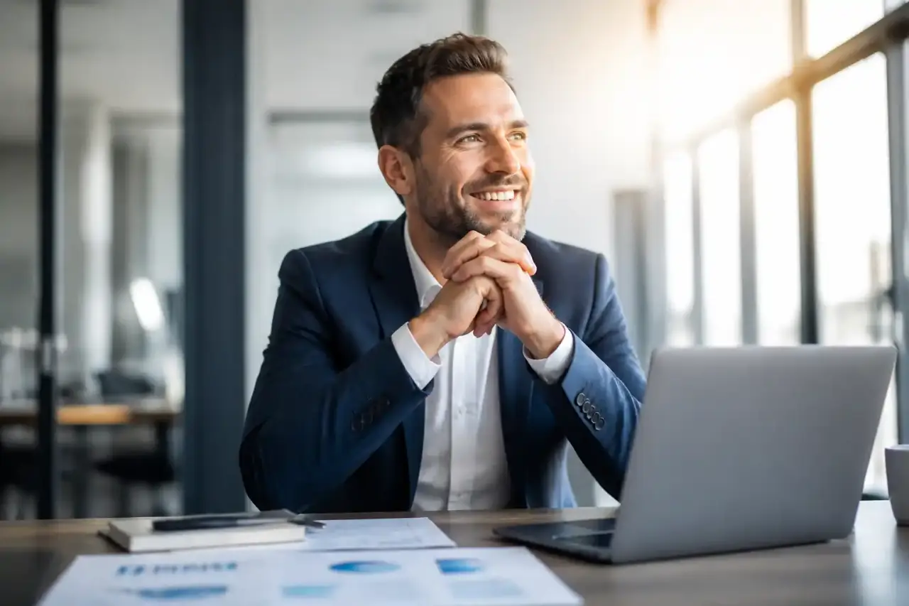 Réunion de direction stratégique dans un bureau moderne