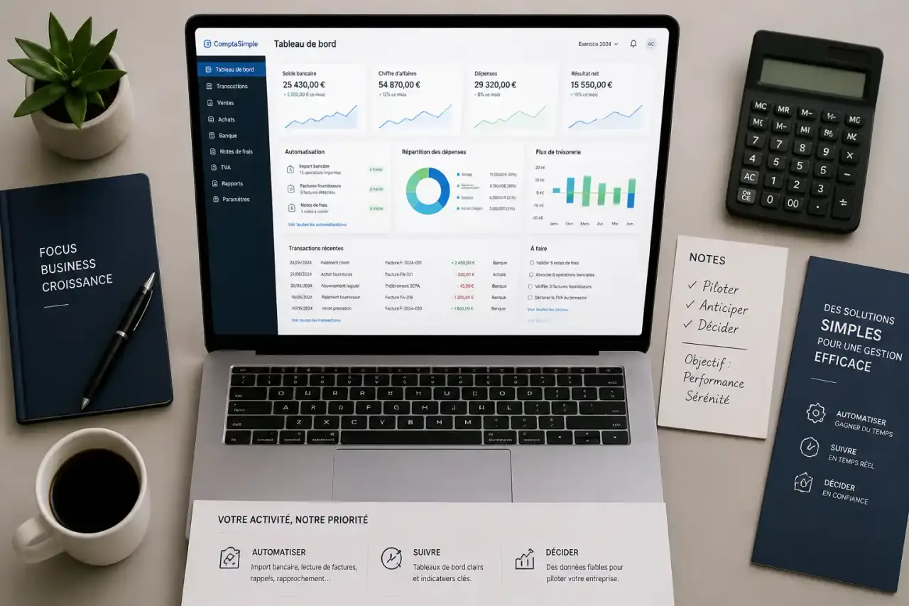 Un logiciel de comptabilité simple doit automatiser la saisie sans sacrifier le suivi