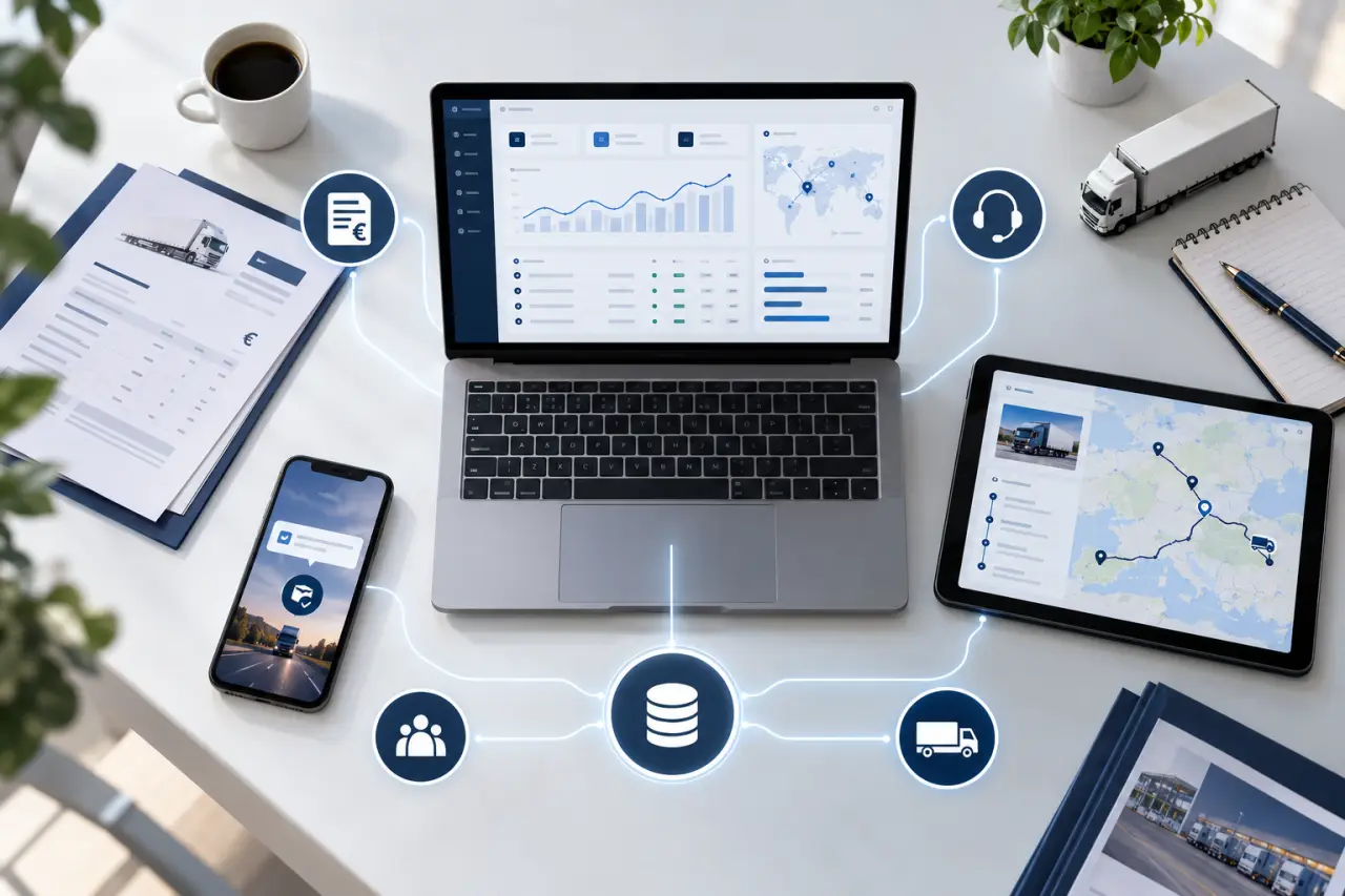 CRM transport : relier devis, réclamations et TMS sans multiplier les saisies